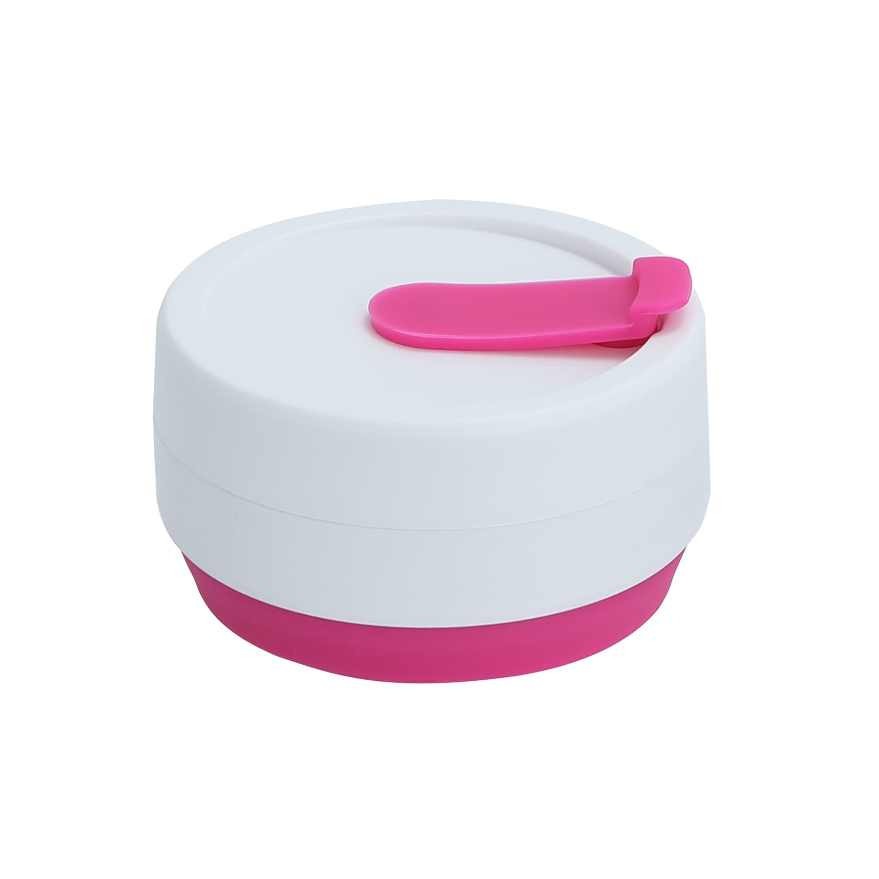 12 OZ Collapsible Foldable Silicone Travel Cup with Straw thumbnail 6