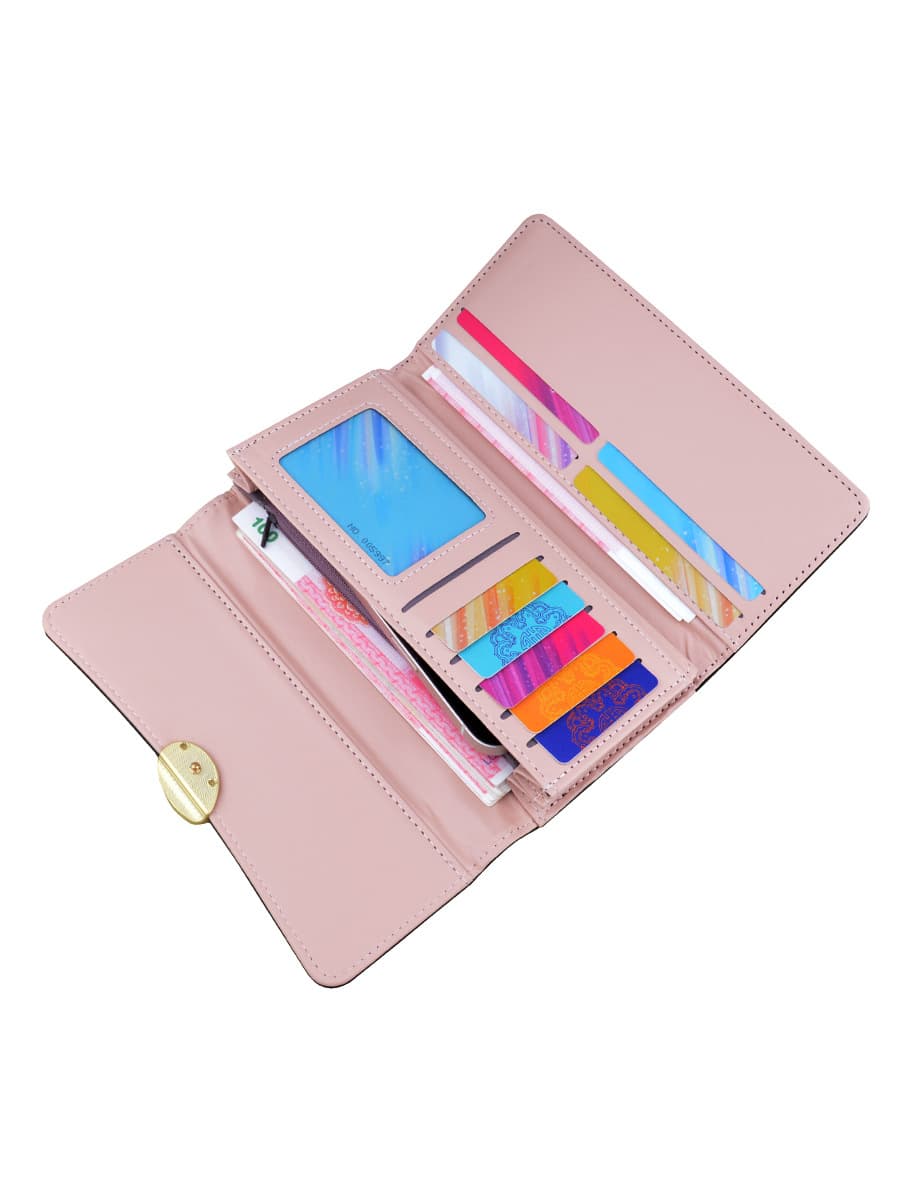 Women’S Leather Large Capacity Purse Card Bag thumbnail 11