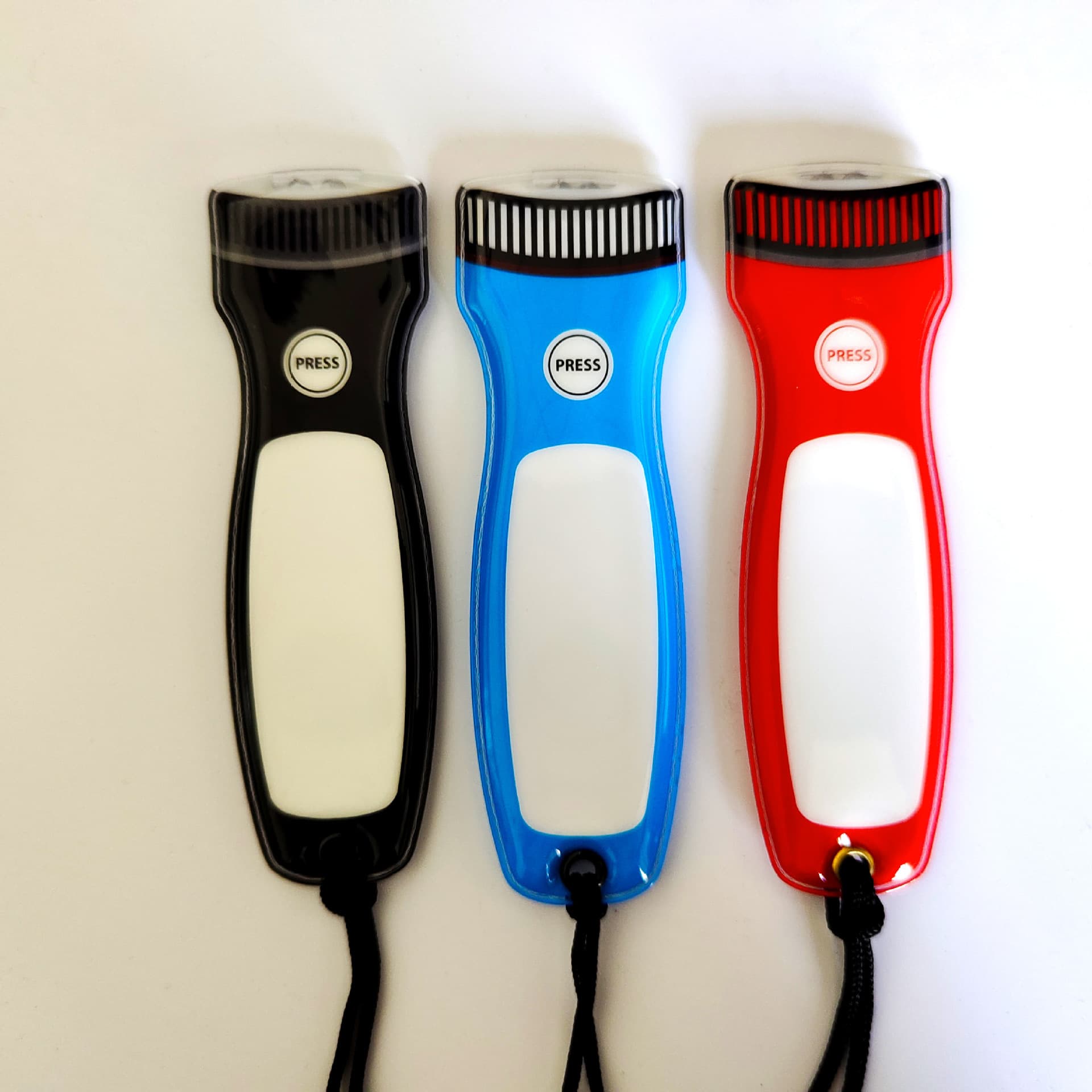 PVC Flat LED Flashlight with Wrist Strap thumbnail 2