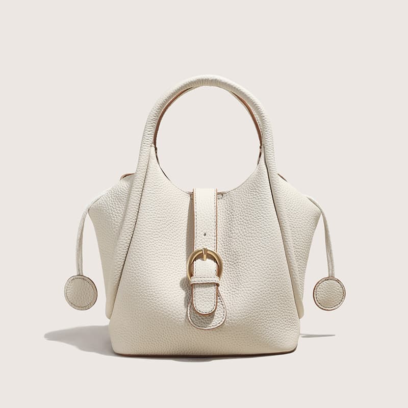 Genuine Leather Simple geometric shoulder cross-body bag