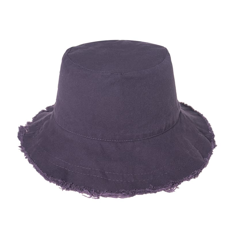 Wide Brim Cotton Sun Bucket Hat thumbnail 7