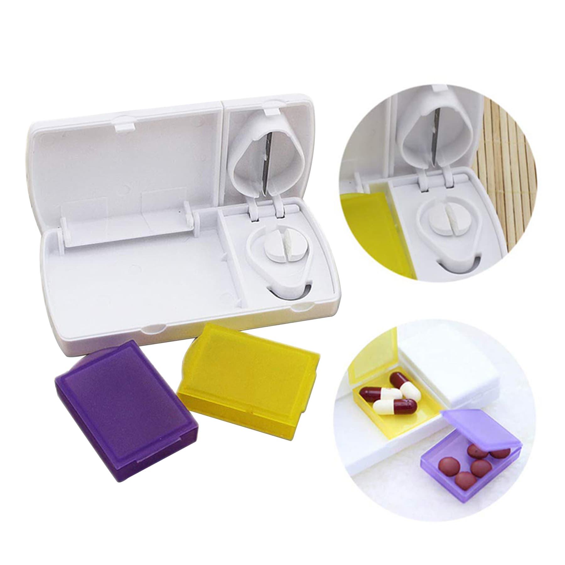 Mini Pill Box Case With Compartments