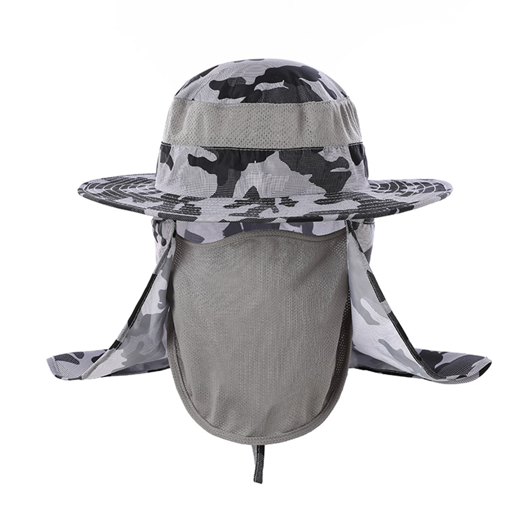 Boonie Cap Bucket Hat W/Removable Facial Mask thumbnail 3