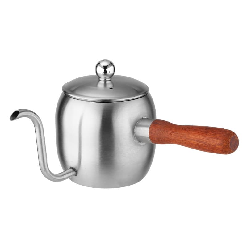 Wooden Handle Coffee Pot