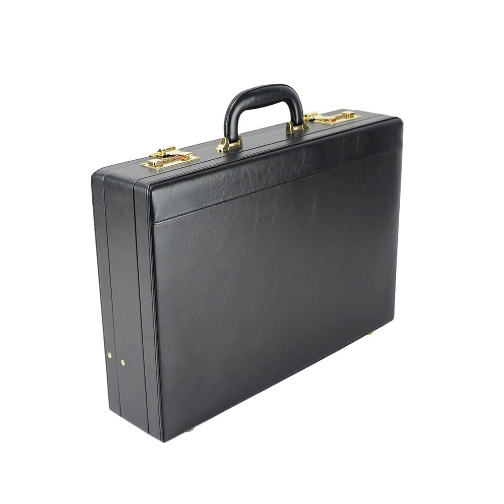 Mens Attache Briefcase Dual Combination Locks thumbnail 2