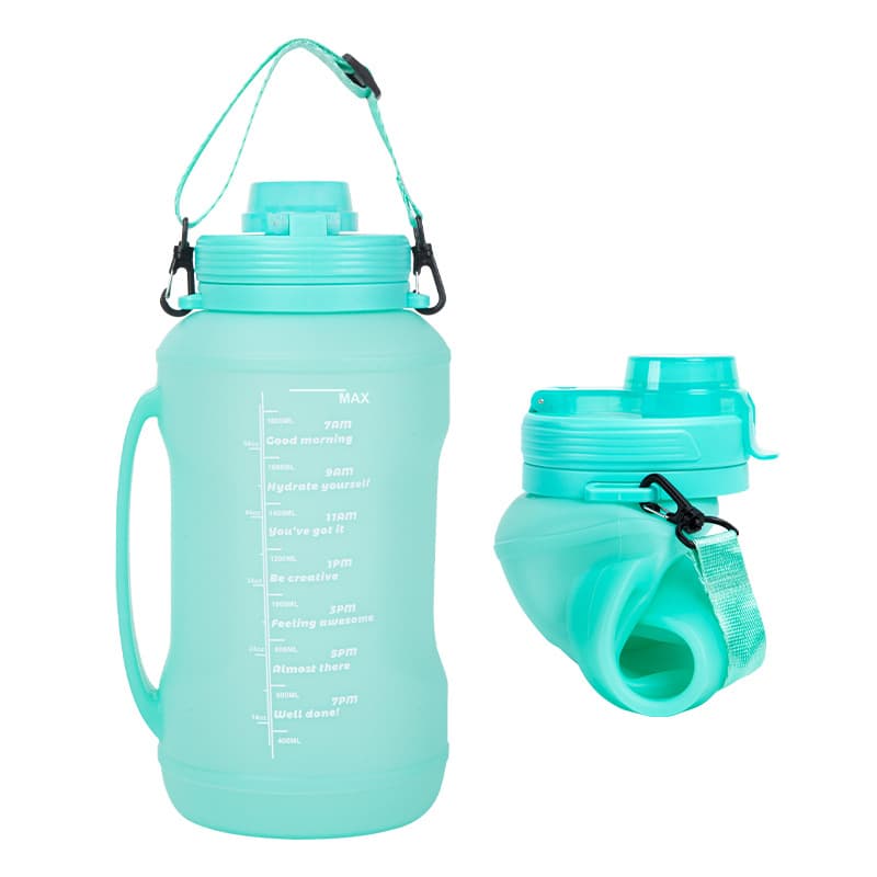 Collapsible Water Bottles with straw