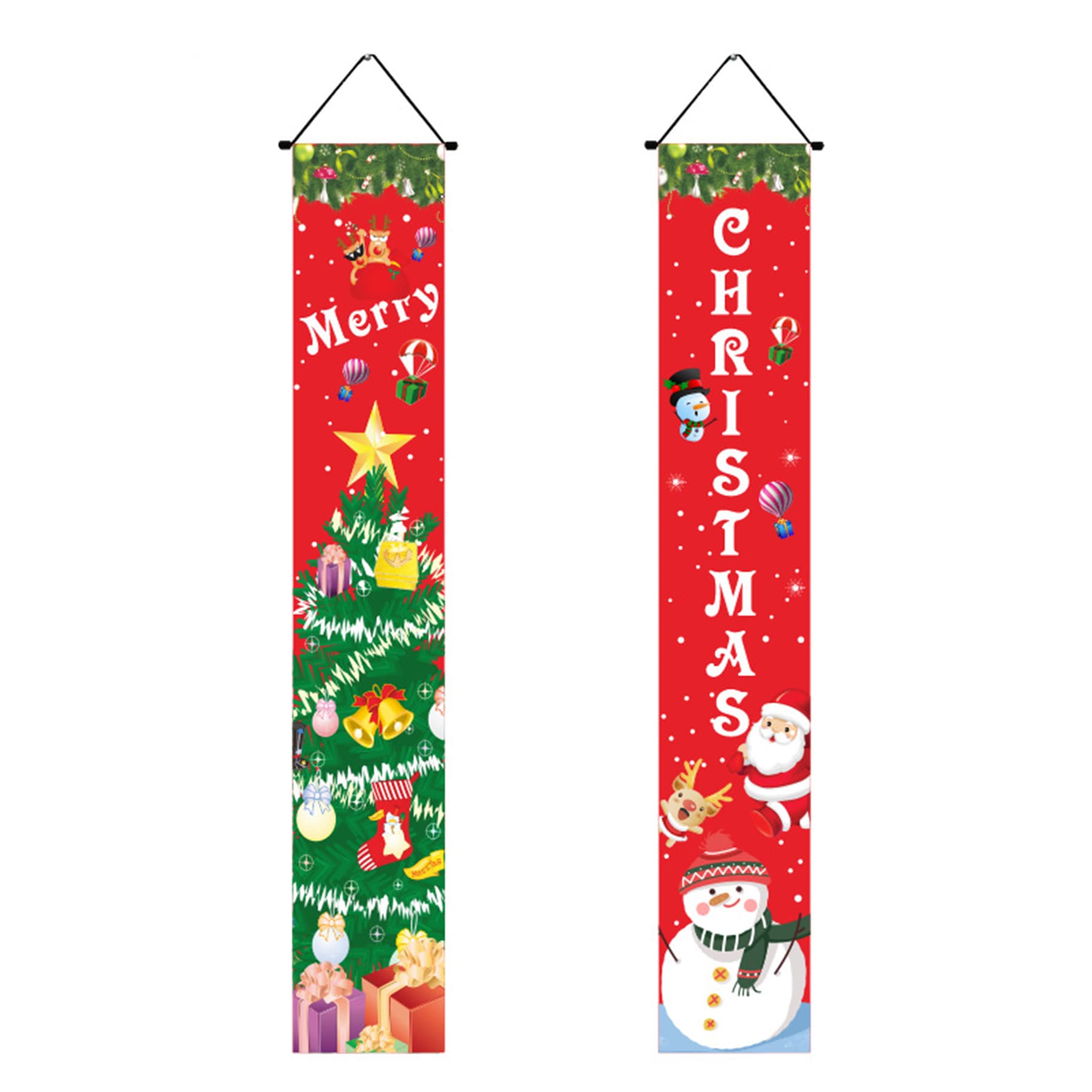 Christmas Blessing Couplets Door Curtain