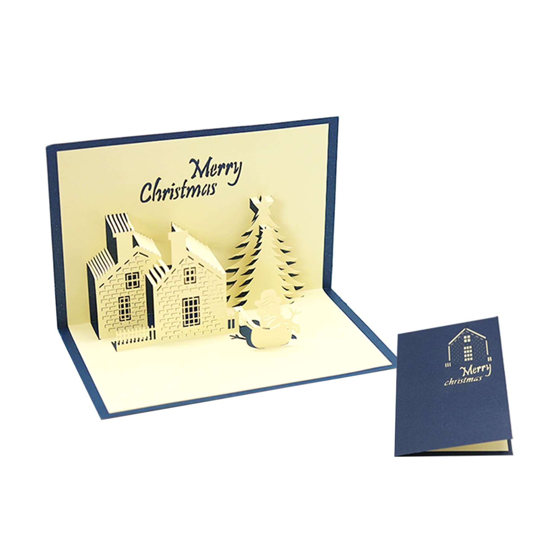 Paper Sculpture Christmas Card thumbnail 9