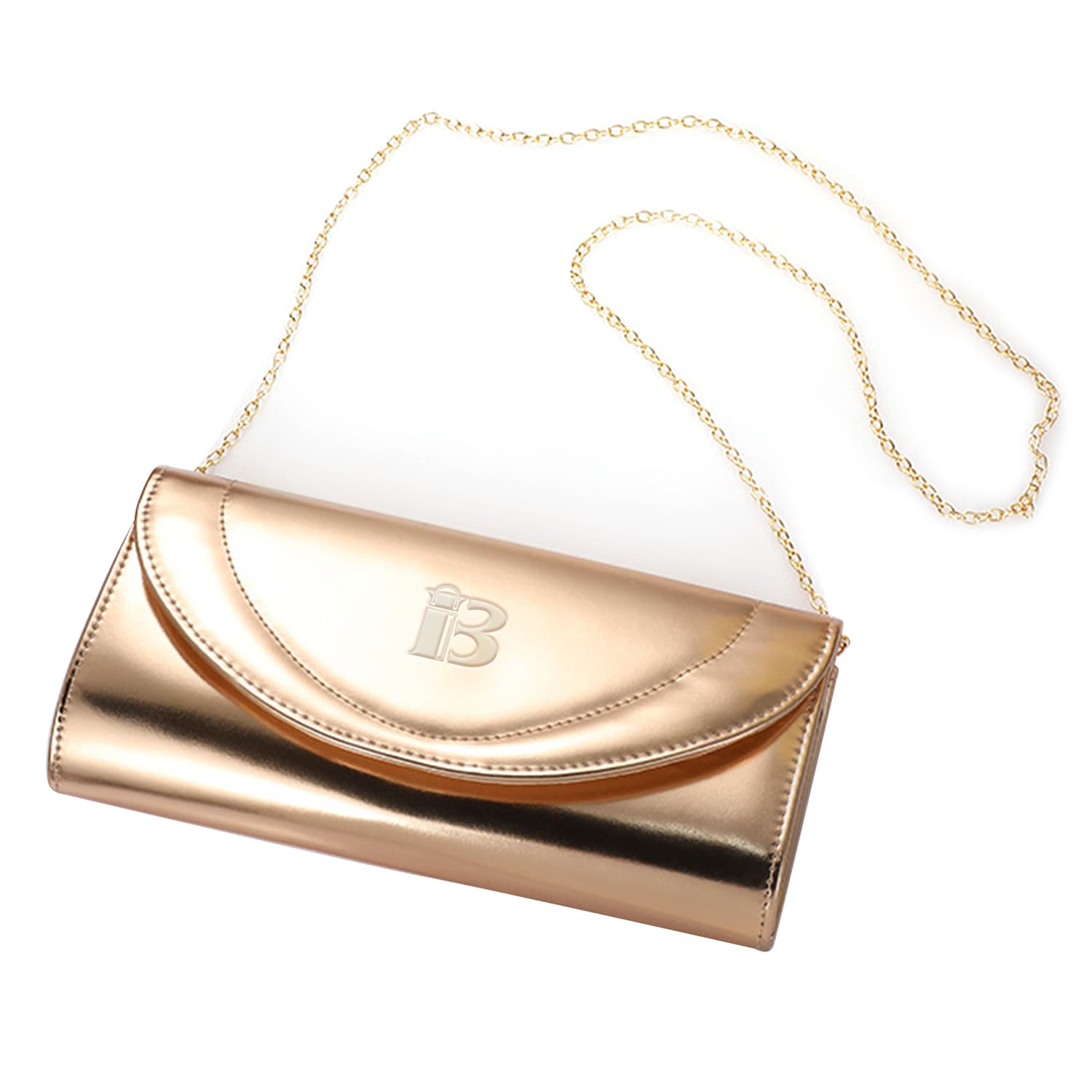 Genuine Leather Golden Dinner Crossbody Bag thumbnail 2