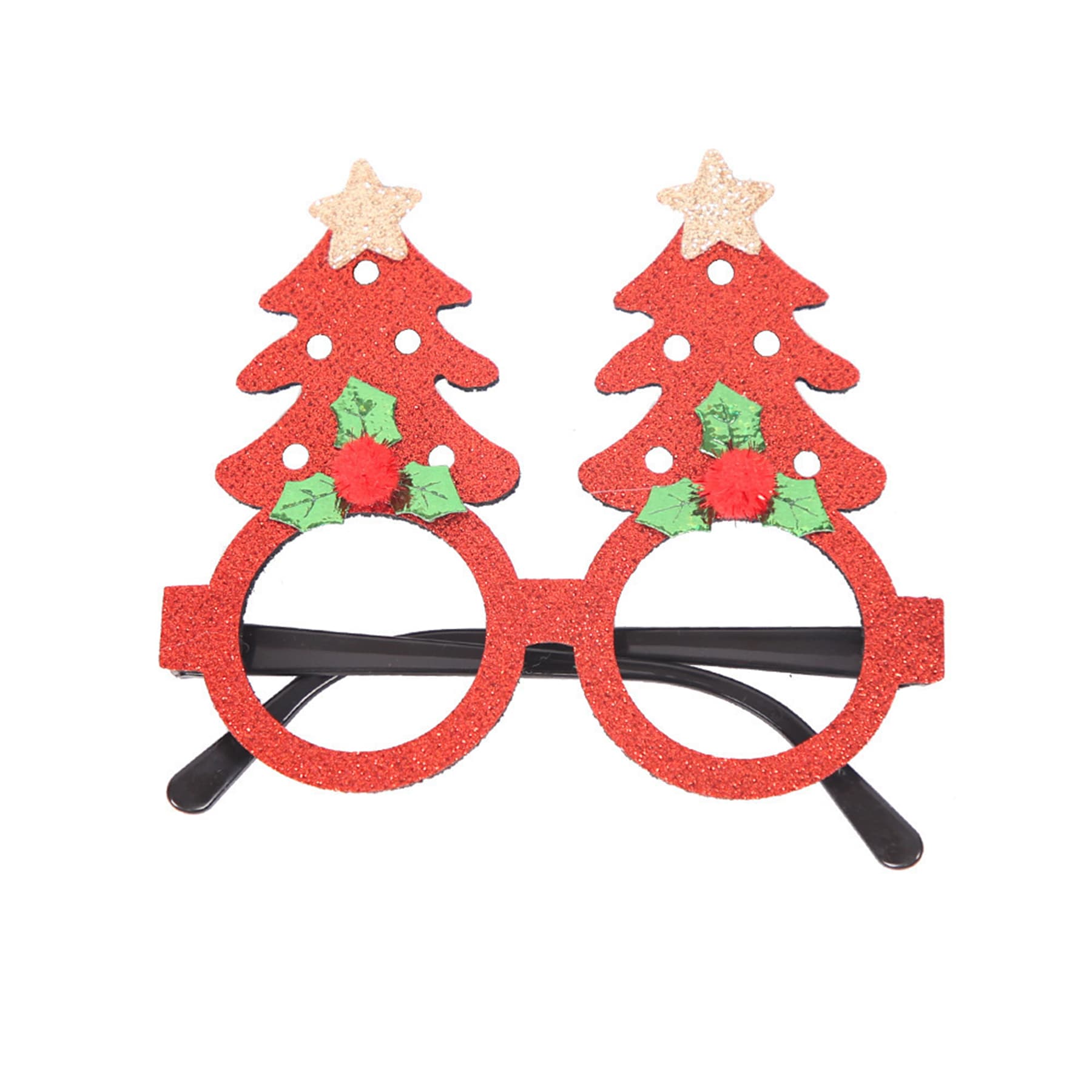 Christmas Decorated Plastic Glasses thumbnail 10