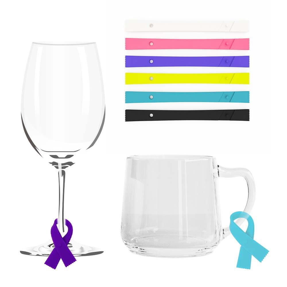 Silicone Marker for Wine Glasses-6pcs pack thumbnail 2