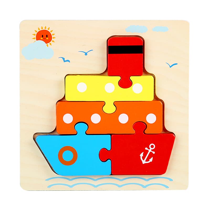 Wooden Toddler Puzzles Toys for 1 2 3 Years Old Boys Girls thumbnail 3