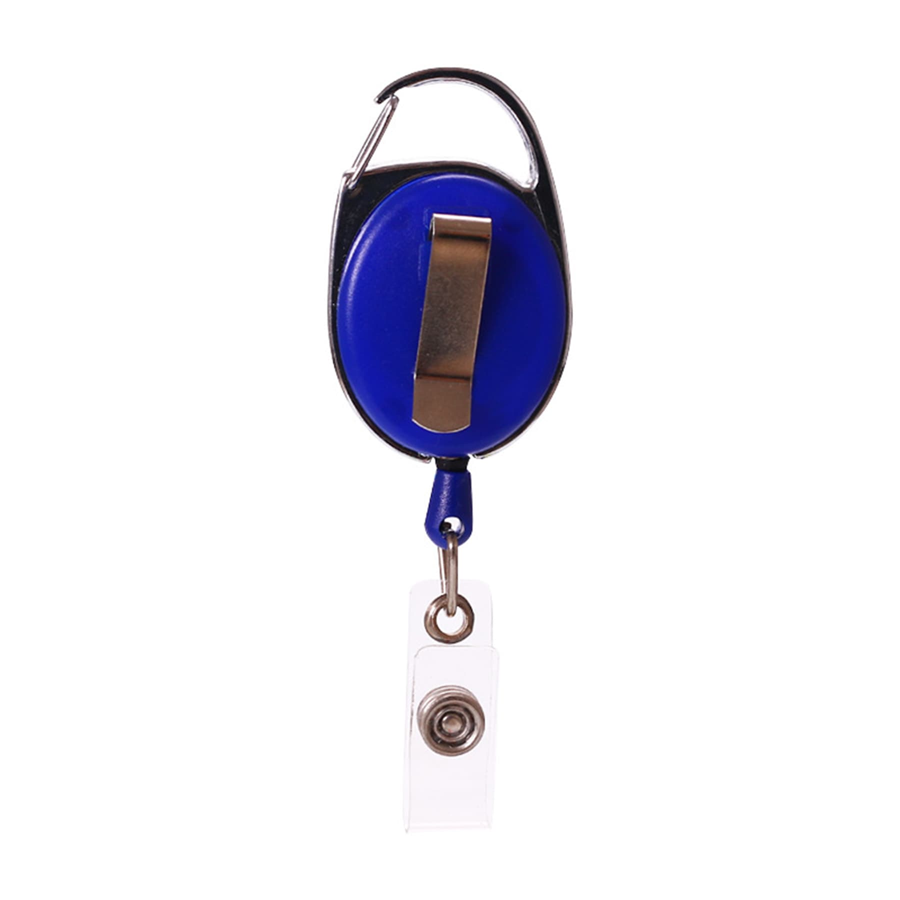 Oval Carabiner Badge Reel w/ Back Clip thumbnail 7