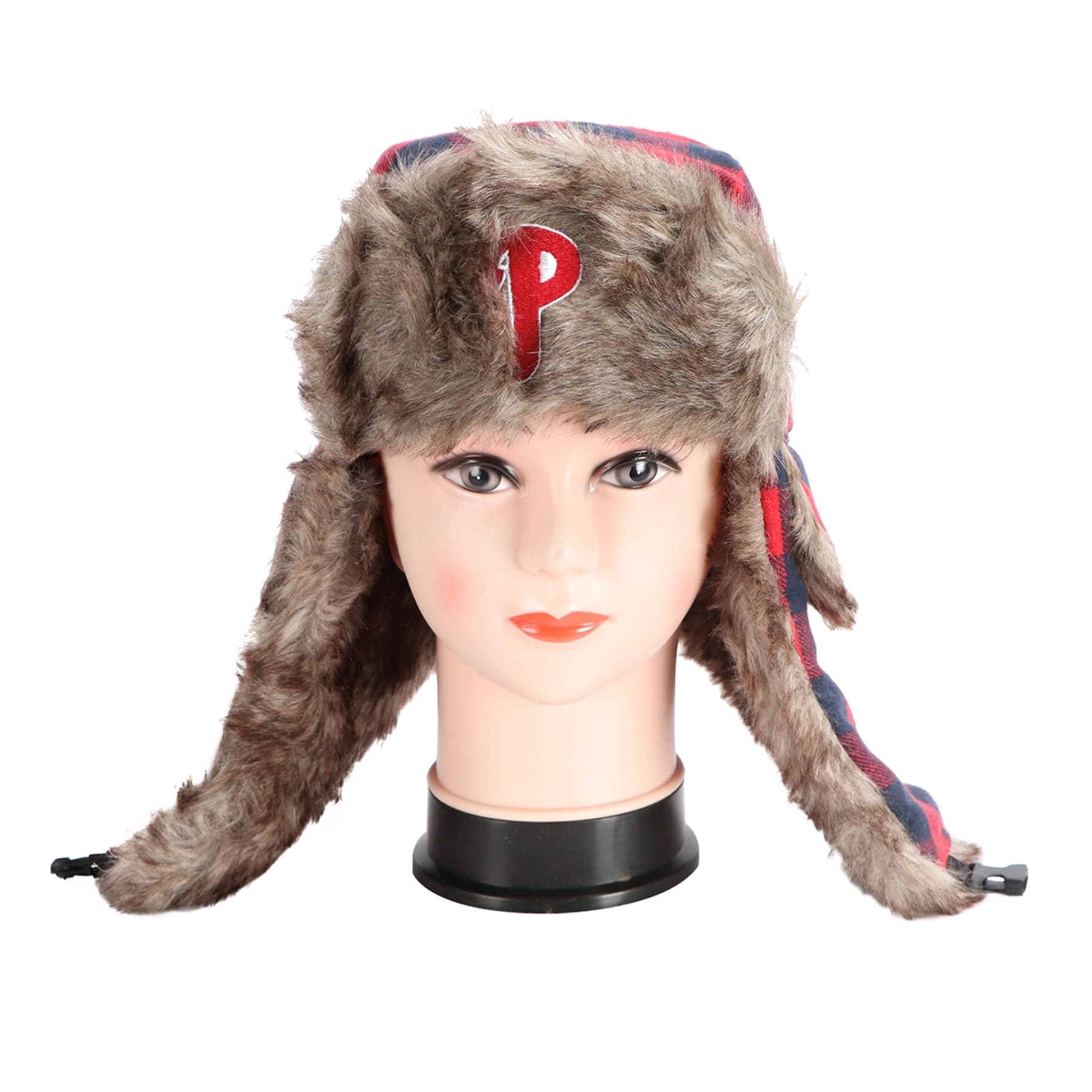 Adult Plaid Unisex Winter Trooper Hat