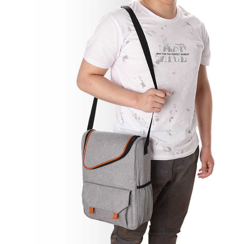 Custom Portable Three Bottles Red Wine Cooler Insulated Bag