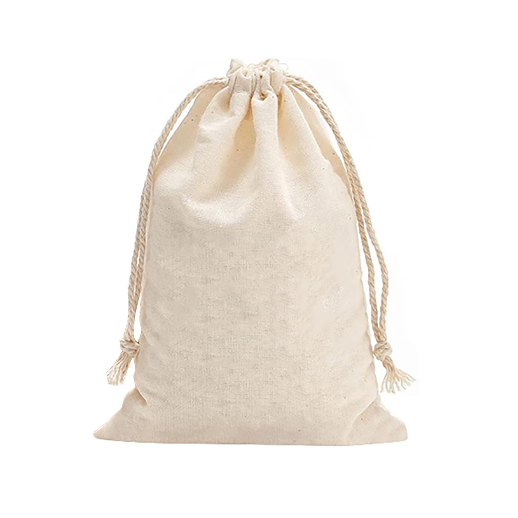 Cotton Gift Drawstring Bag10"H X 6"W
