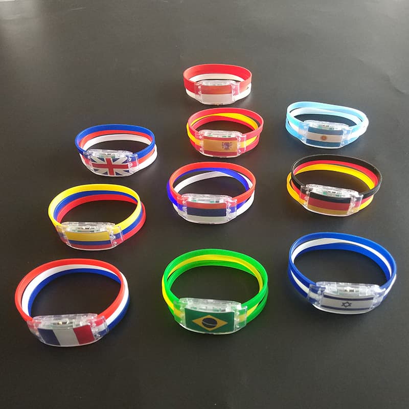2022 World Cup Flag Led Wristband thumbnail 8