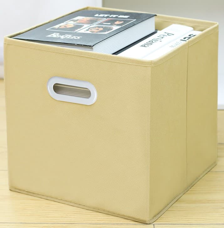 Foldable Non-Woven Cloth Fabric Organizer Storage Cube thumbnail 2