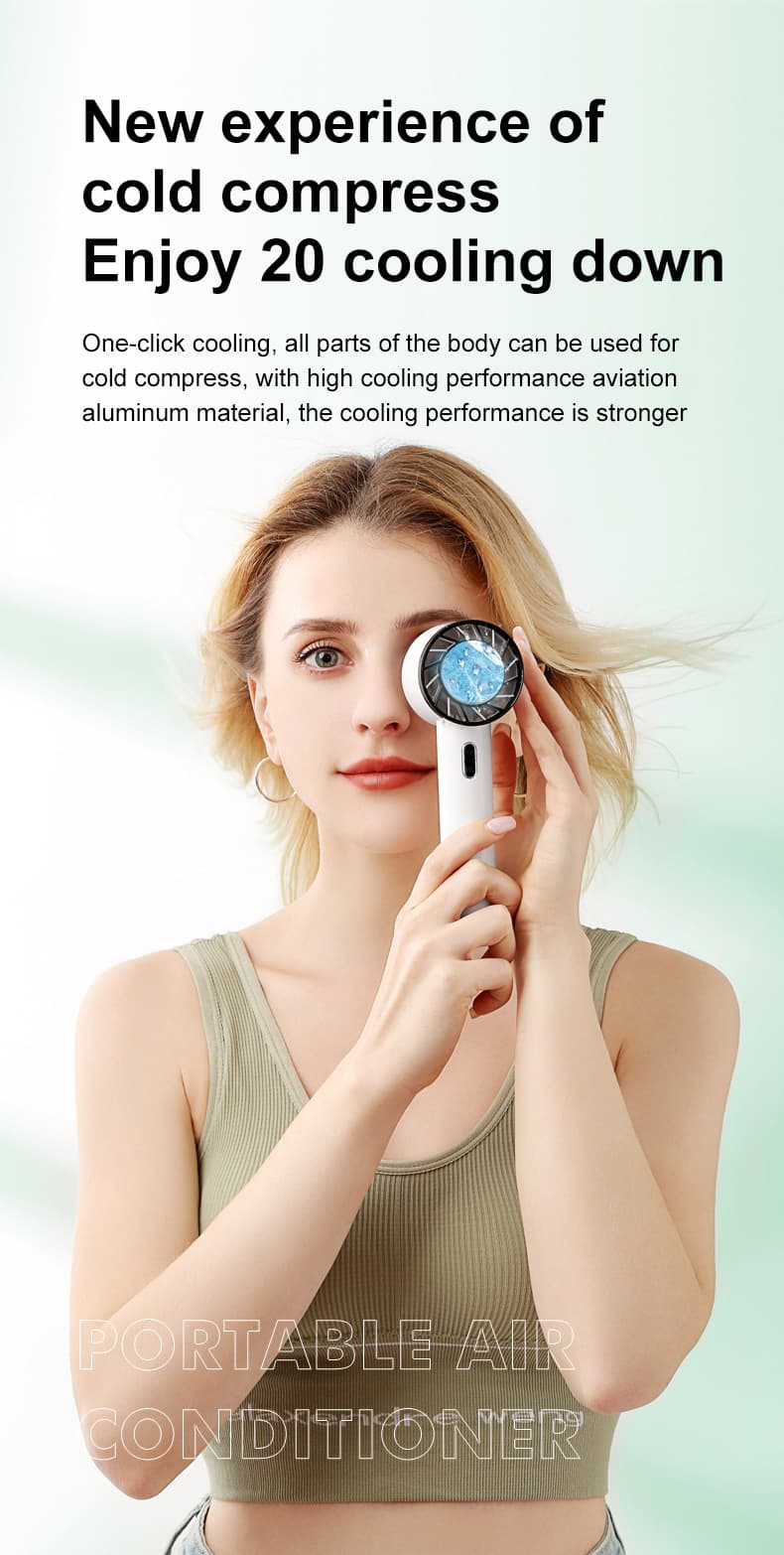 Portable Handheld Cooling Fan thumbnail 2