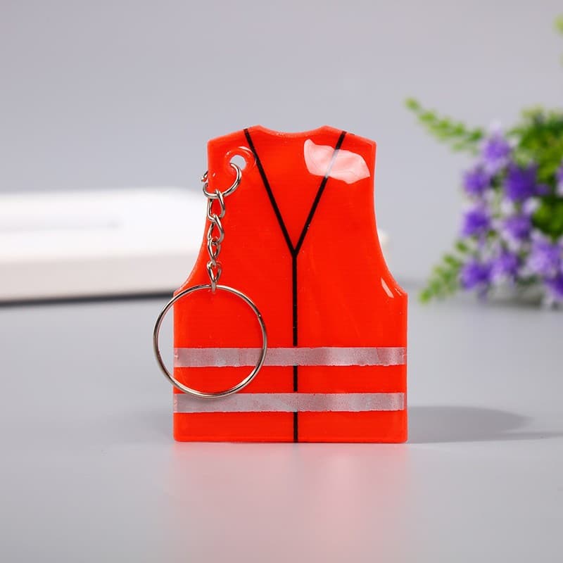 PVC Reflective Vest Keyring thumbnail 4