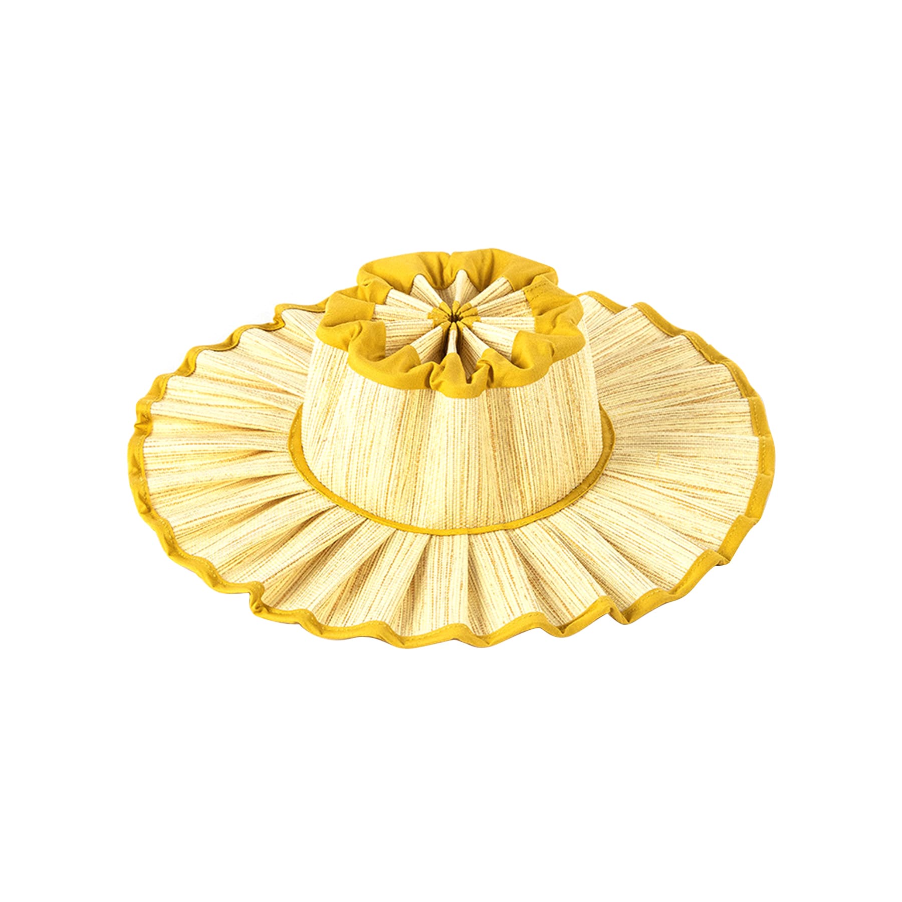 New Pleated Staw Hat thumbnail 5