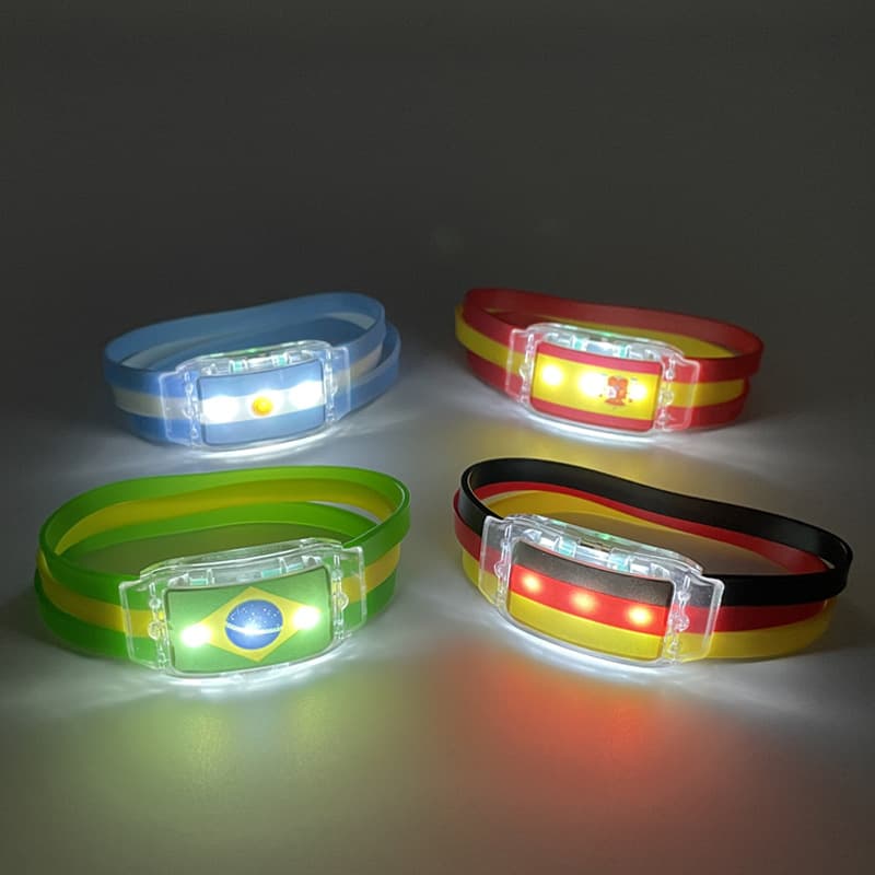 2022 World Cup Flag Led Wristband thumbnail 5