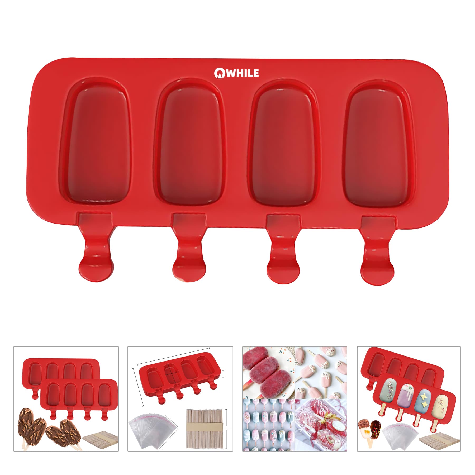 Silicone Popsicle Ice Pop Molds
