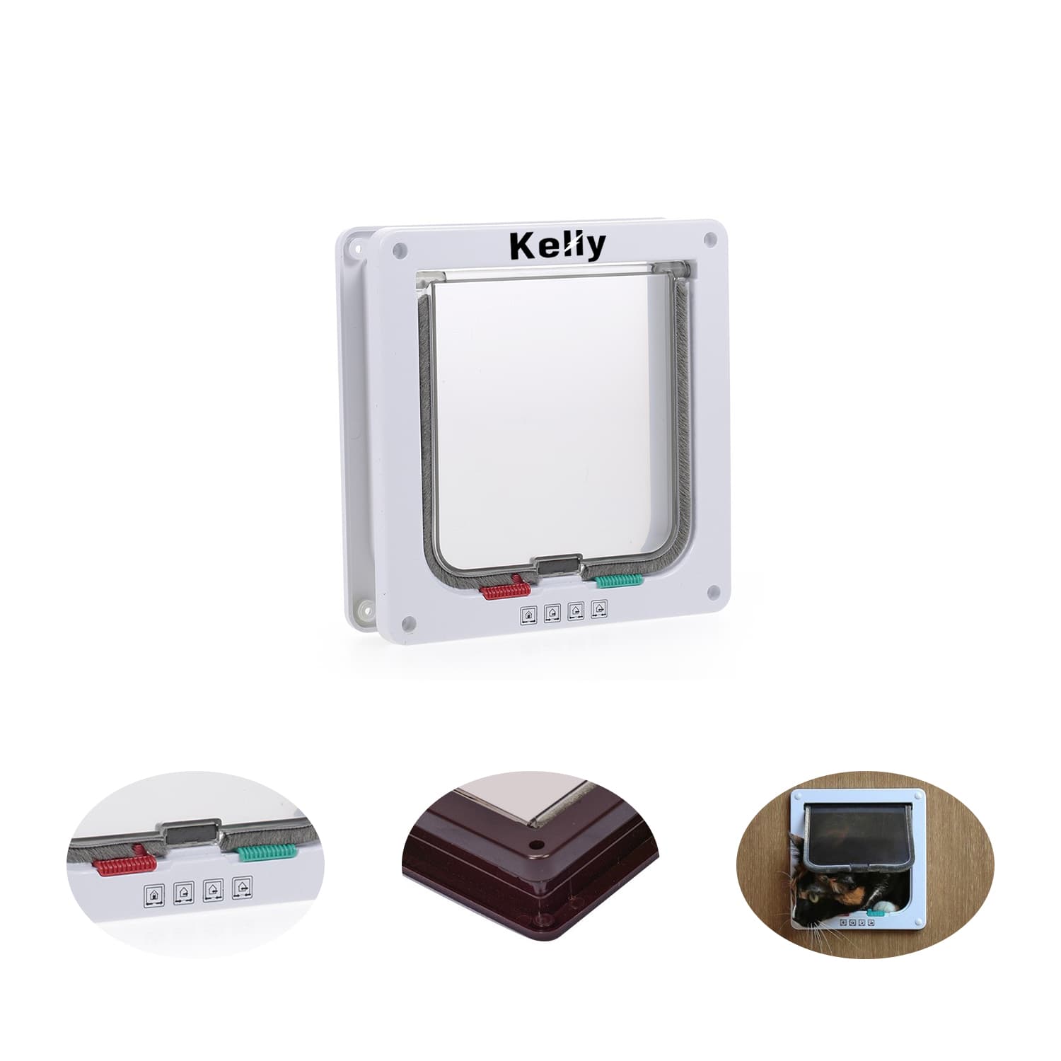 Cat Flap Door For Interior Exterior