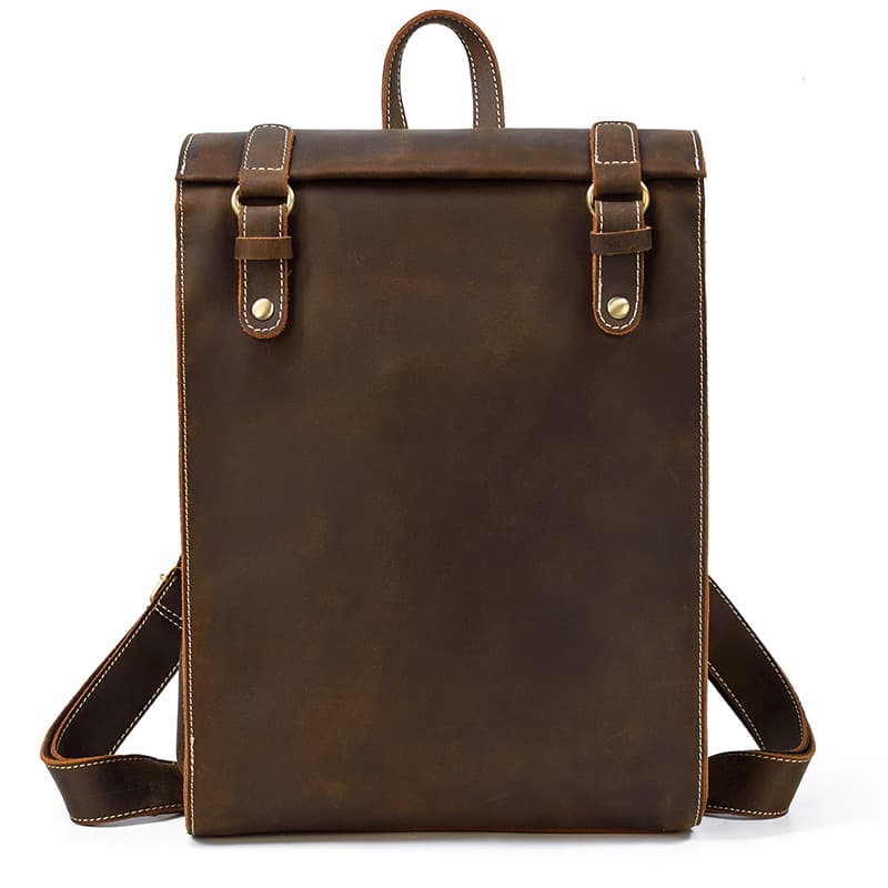 Genuine Leather Business Work backpack thumbnail 5