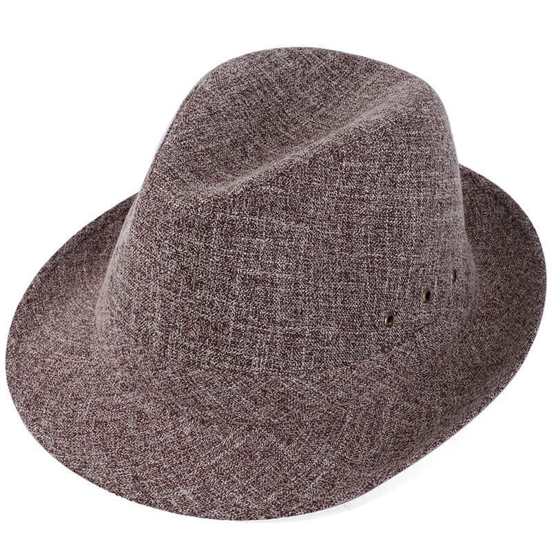 Custom Unisex Wide Brim Classic Manhattan Fedora Hat thumbnail 3