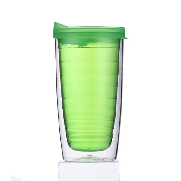 16Oz Double Wall Solid Clear Orbit Acrylic Tumbler thumbnail 2