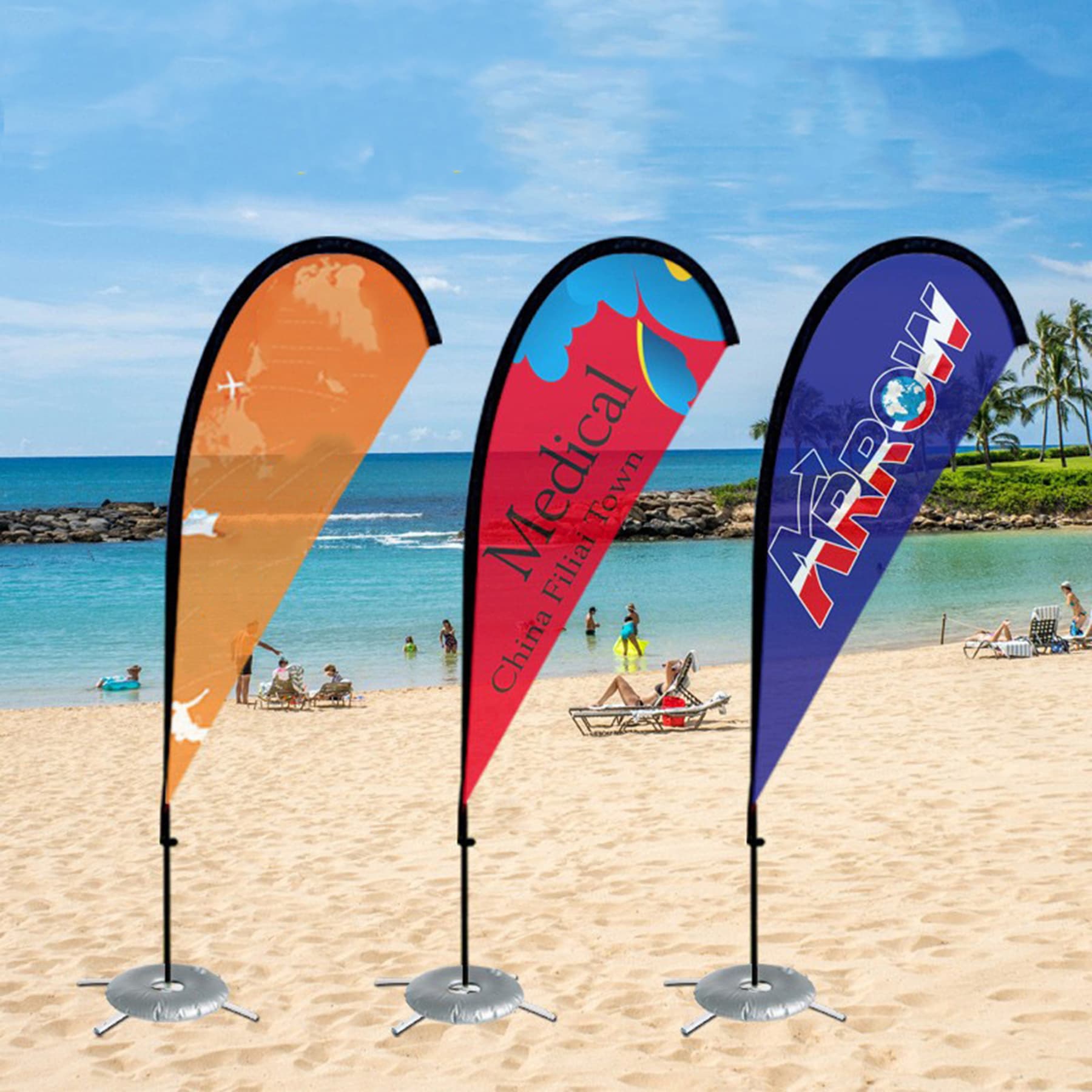 Custom Teardrop Flags thumbnail 4