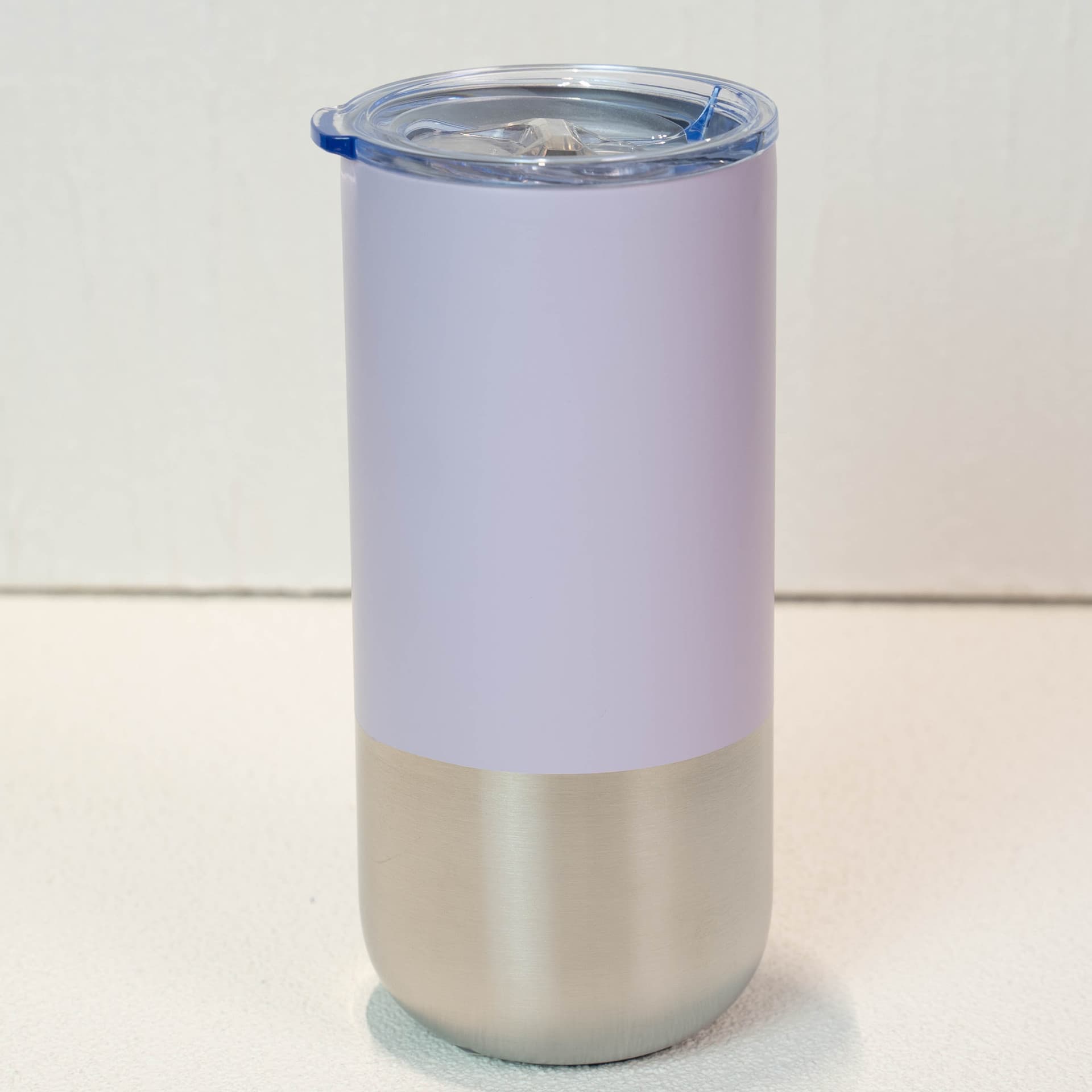 16 oz Stainless Steel Tumbler with Straw thumbnail 4