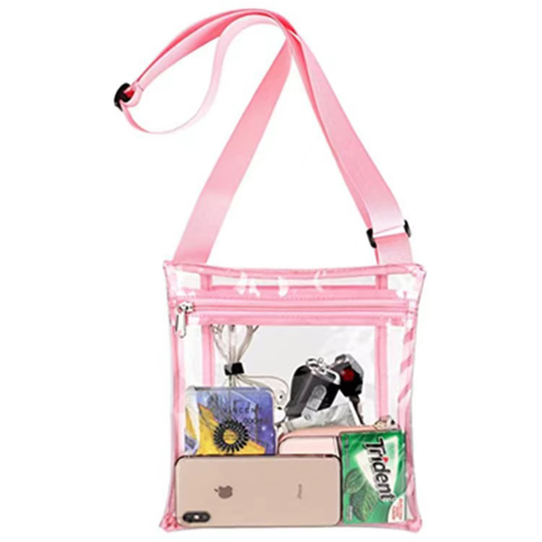 Pvc Transparent Crossbody Single Shoulder Bag thumbnail 7