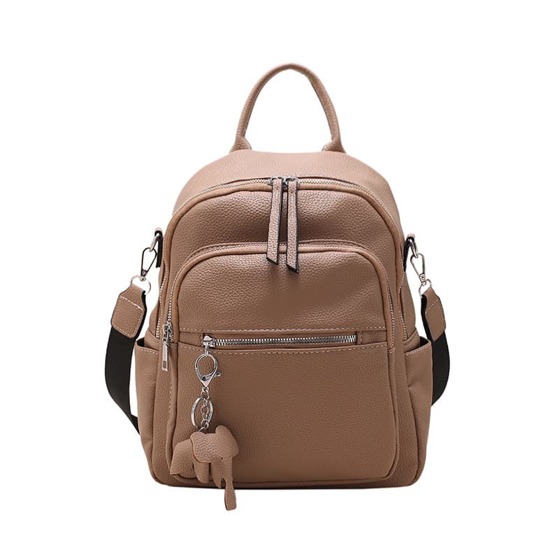 PU leather Large-capacity casual compact backpack thumbnail 4