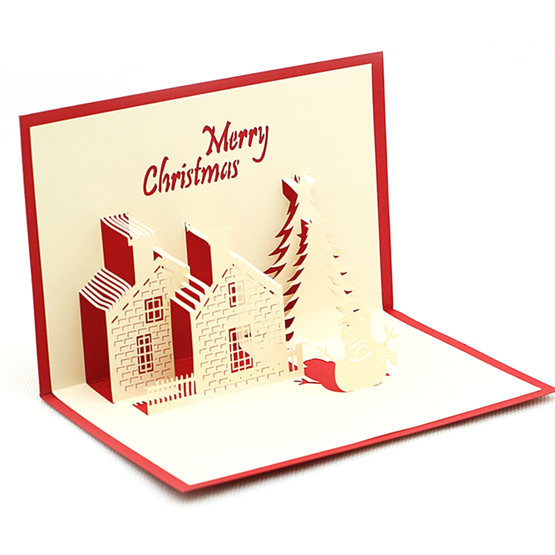 Paper Sculpture Christmas Card thumbnail 5