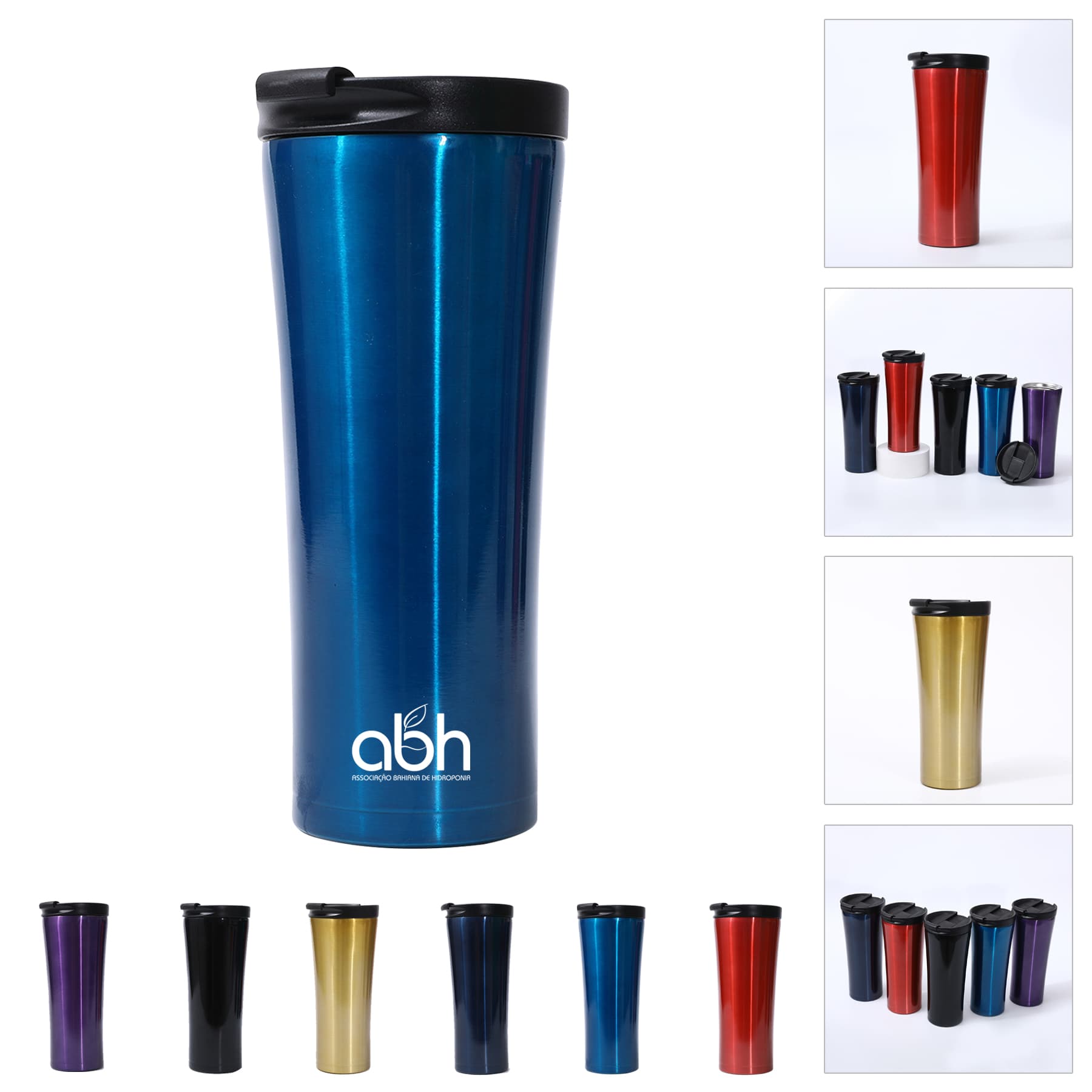 17 oz Stainless Steel Insulated Travel Mug with lid