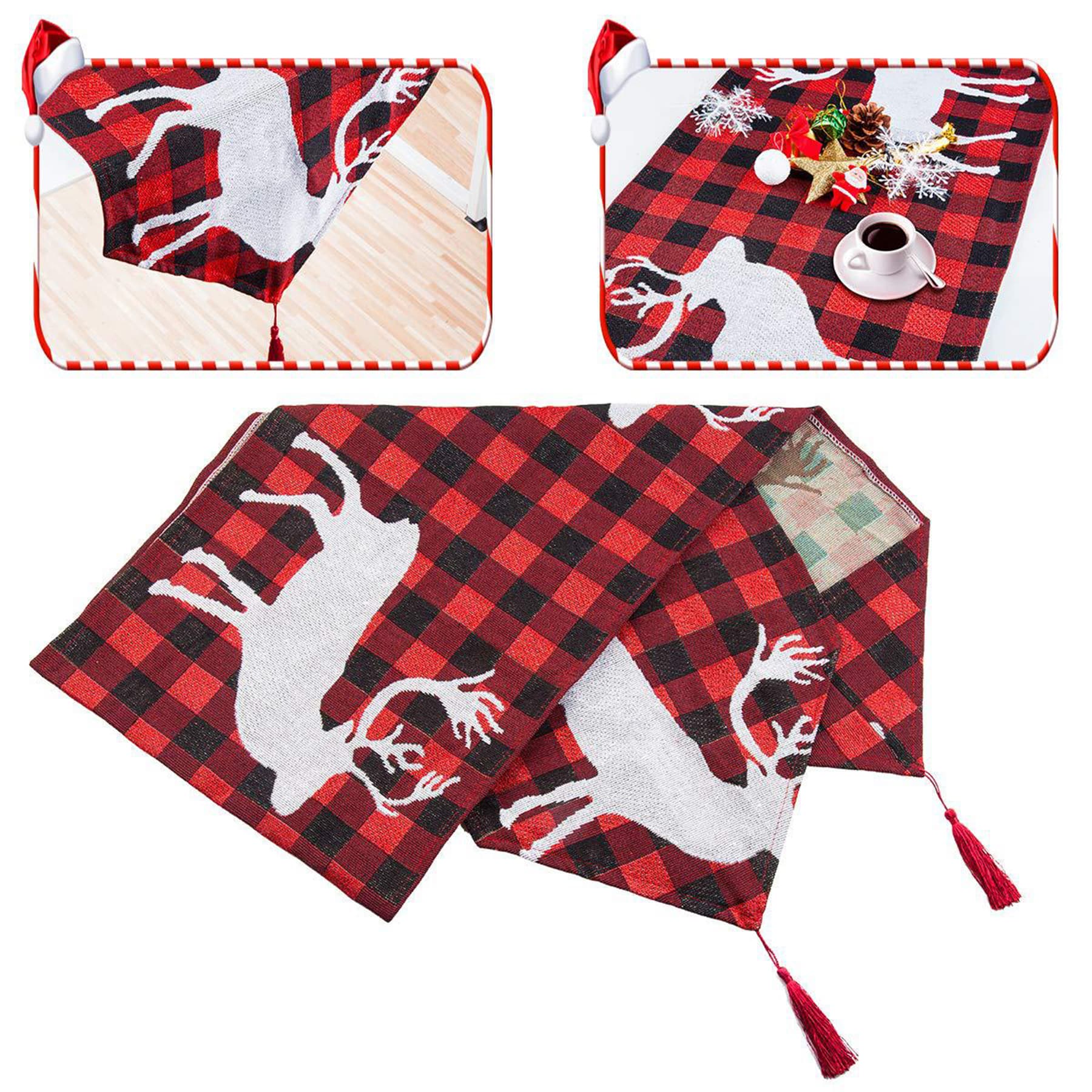 Moose Christmas Tablecloth thumbnail 7