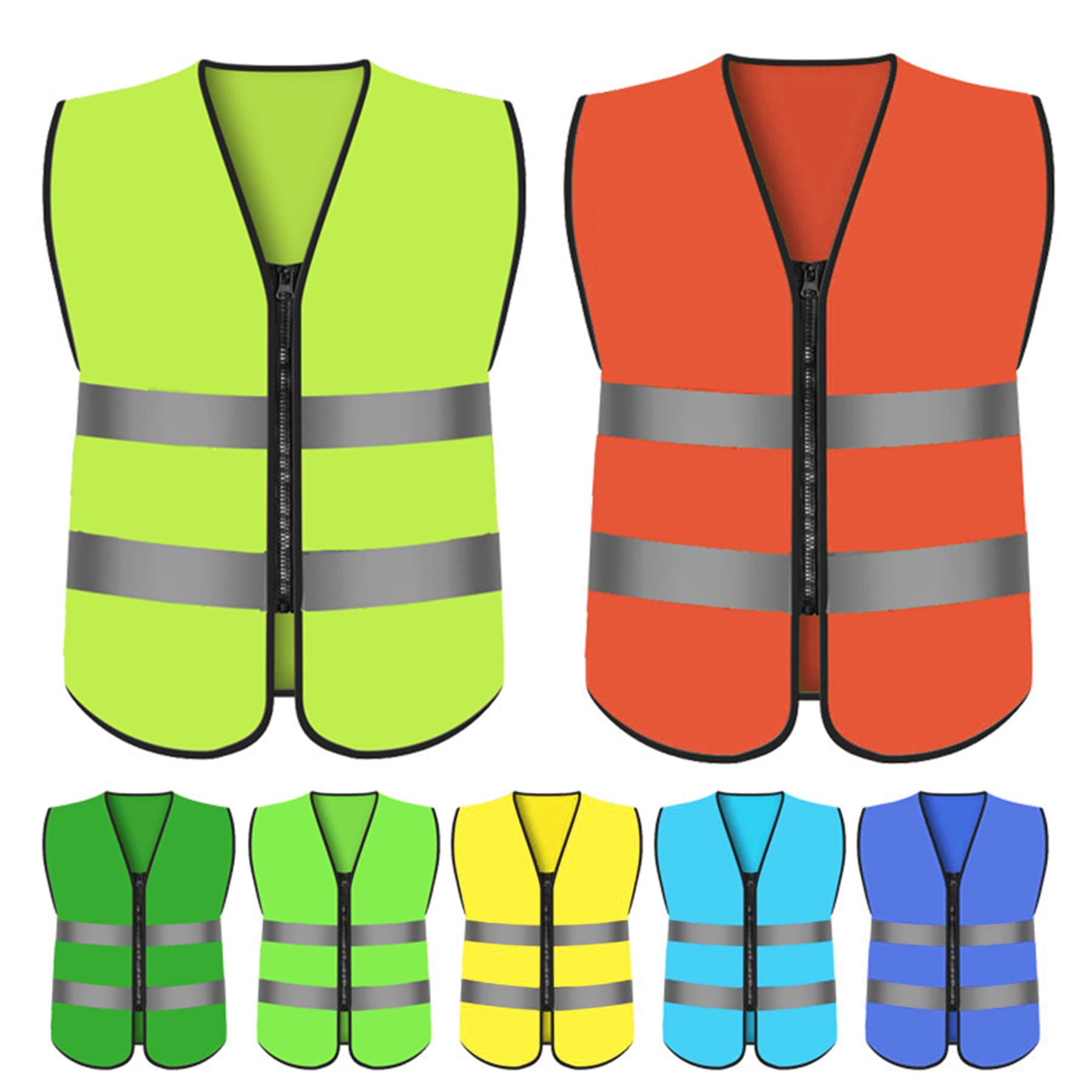Zipped Reflective Vest thumbnail 4