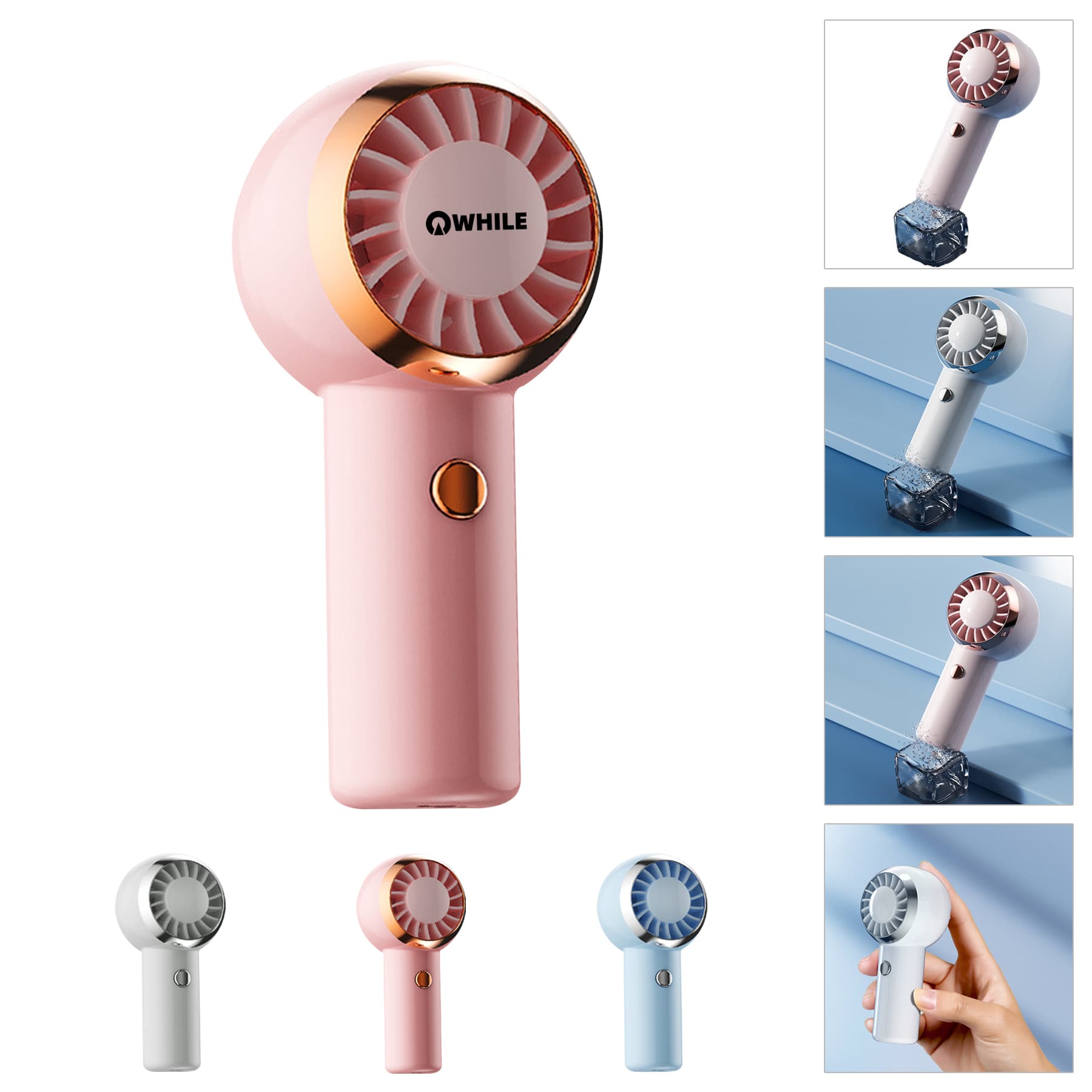 Mini Portable Mute Rechargeable USB Handheld Fan