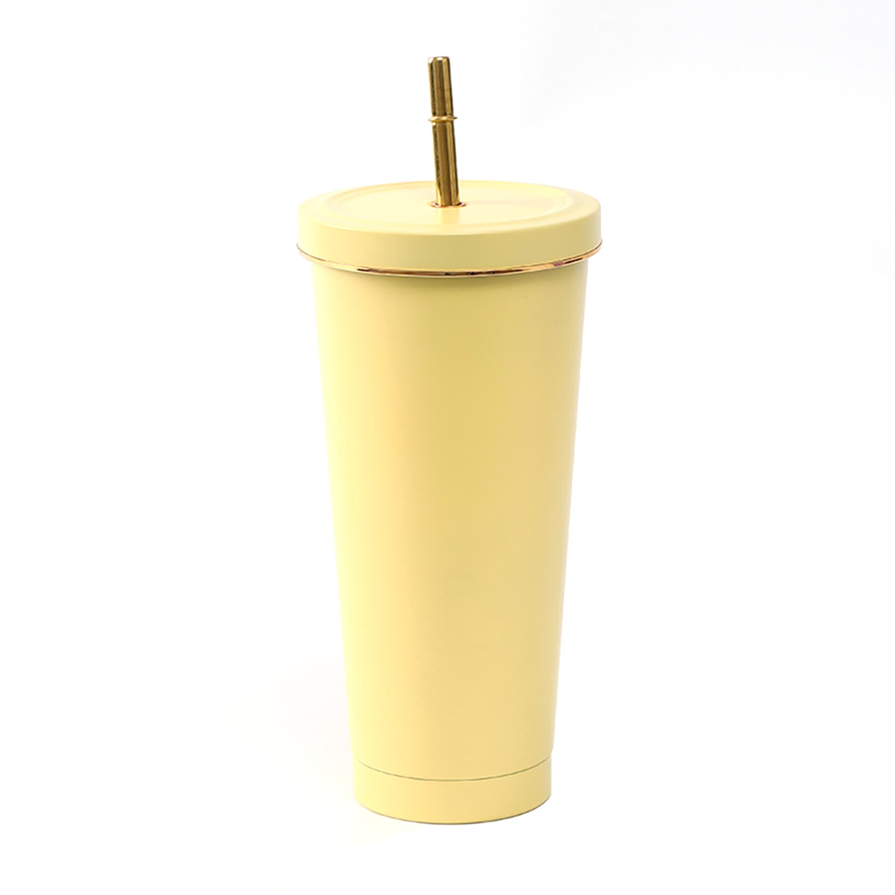 24 oz. Insulated Tumbler Cup with Straw thumbnail 3