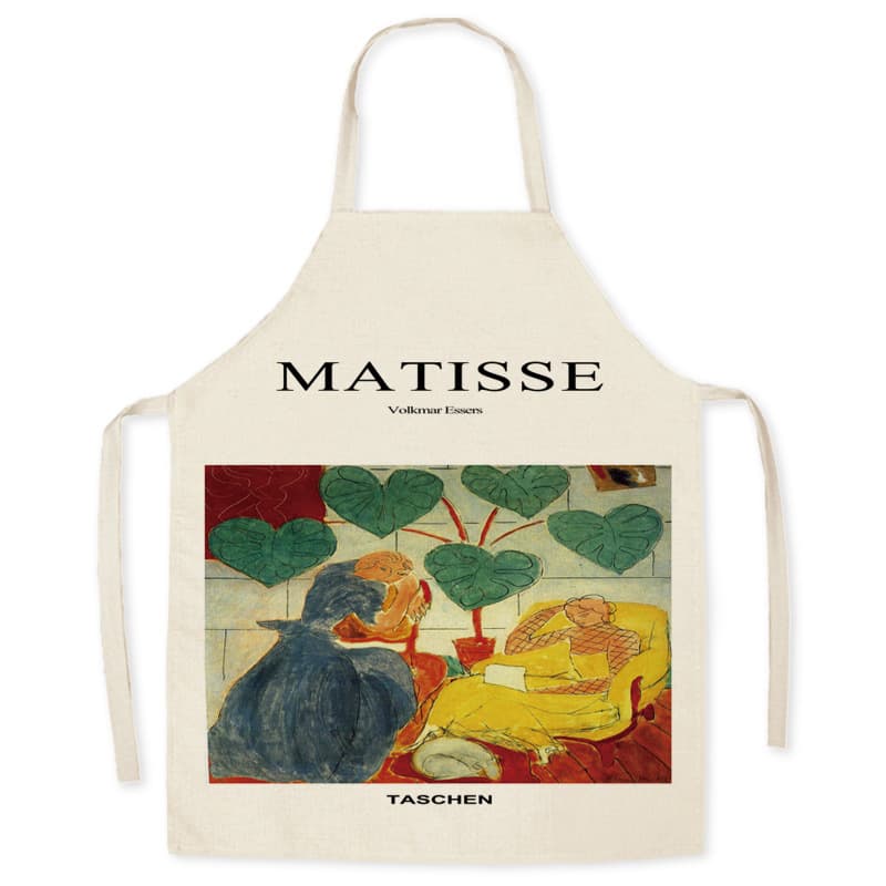 Linen Apron With Pocket thumbnail 4