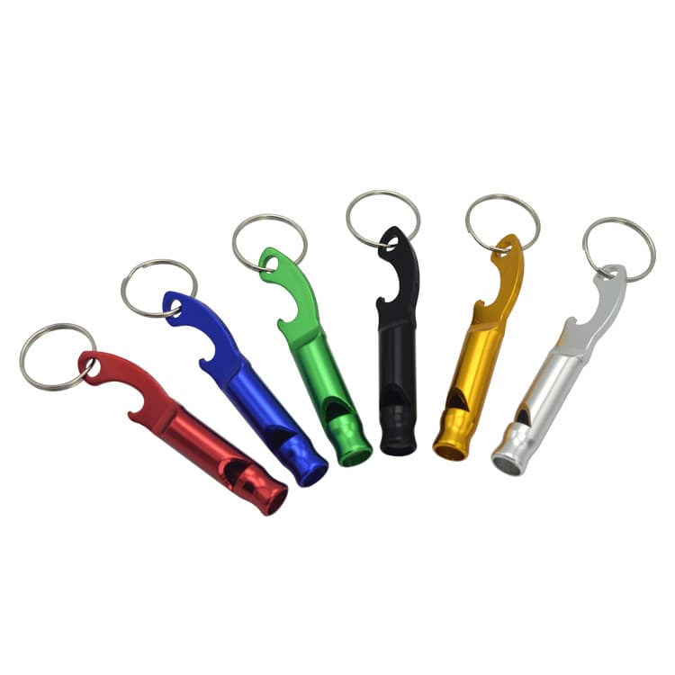 2 In 1 Beer Bottle Opener Portable Aluminum Alloy Whistle thumbnail 2