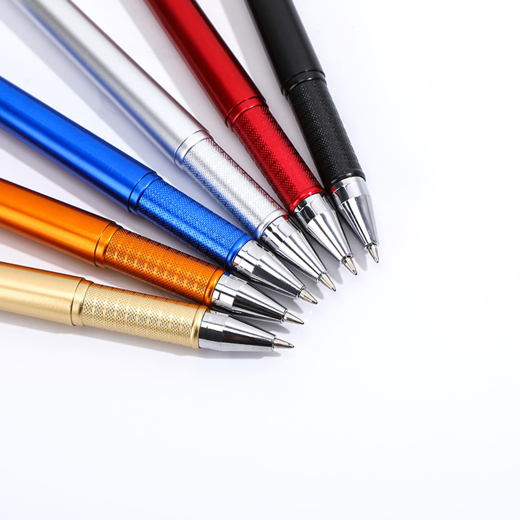 0.5mm Metallic Painted Plastic Gripper Pen