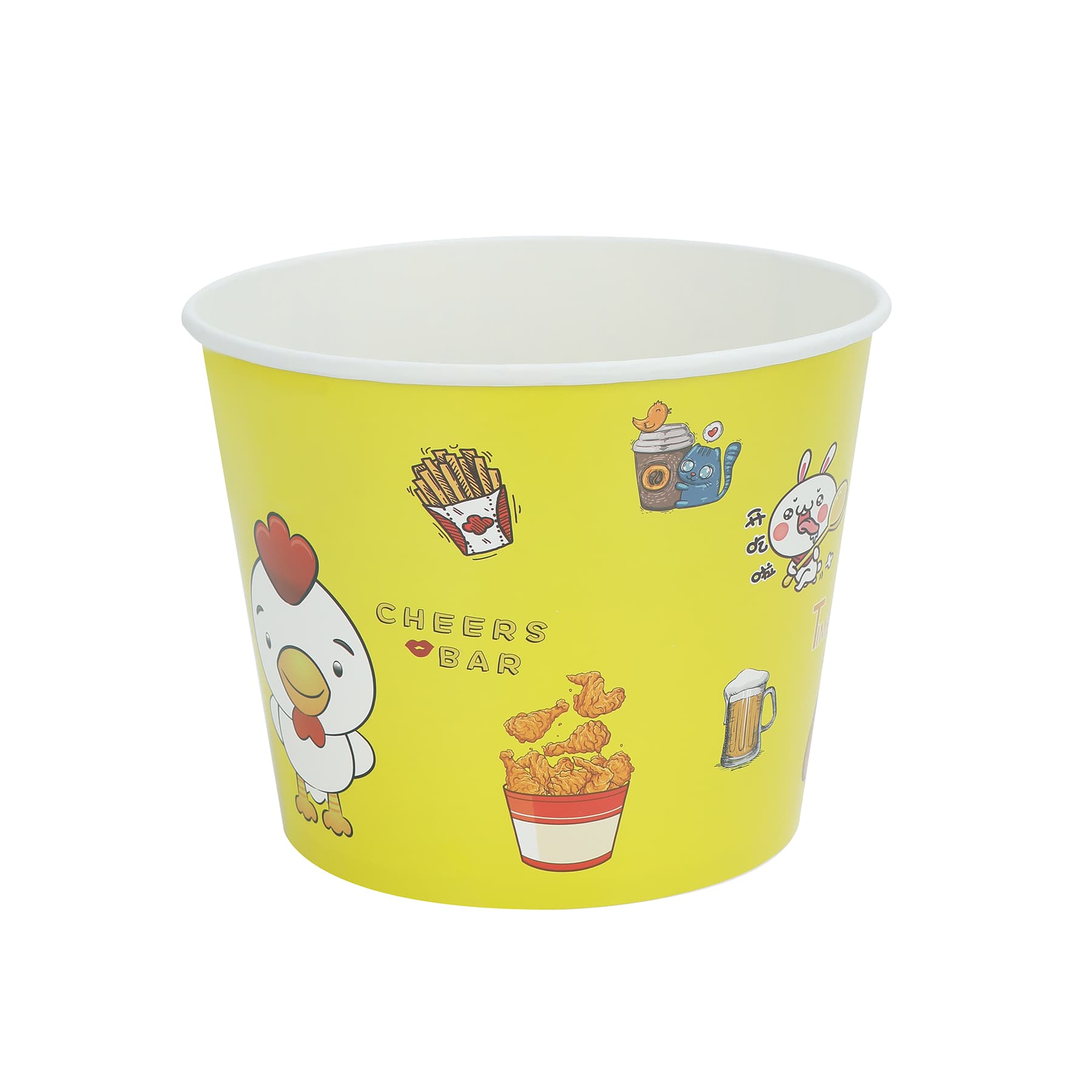 Custom 150 oz Fried Chicken Paper Bucket