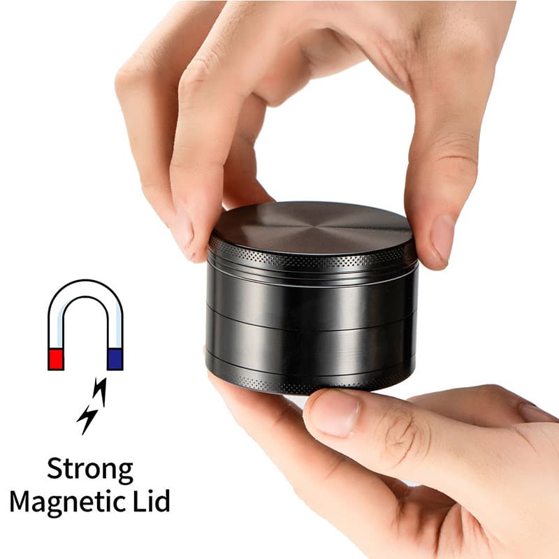 Aluminum 4-Layer Zinc Alloy Herb Grinder thumbnail 7