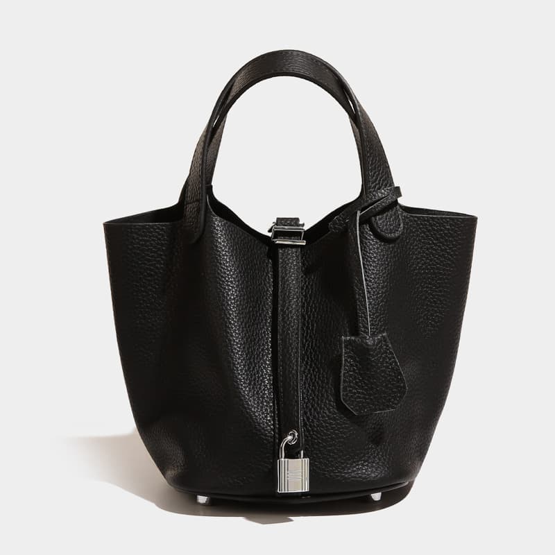 Genuine Leather bucket cross-body bag thumbnail 2