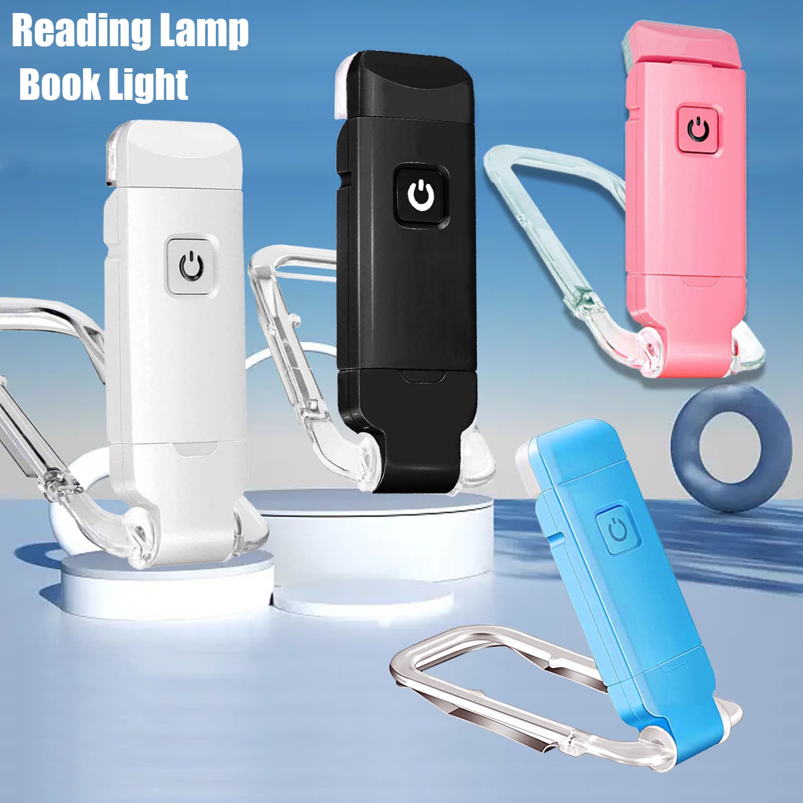 USB charging portable mini clip small desk lamp thumbnail 7