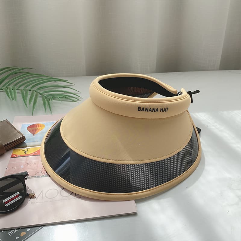 Empty Visor Cap For Women Wide Beach Sun Hats thumbnail 3