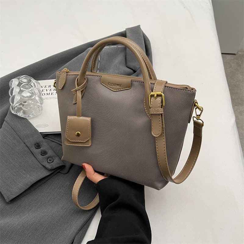 Lightweight Nylon Tote Crossbody Bag thumbnail 5